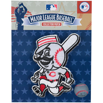 Cincinnati Reds White Mascot Secondary Logo stiched Patch