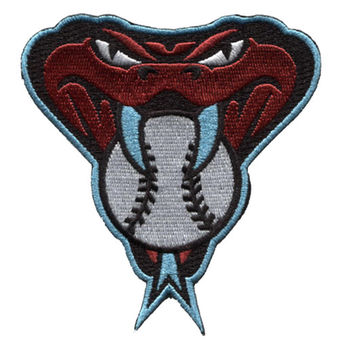 Arizona Diamondbacks Light Blue Border Logo stiched Patch Arizona Diamondbacks Light Blue Border Logo stiched Patch