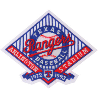 Texas Rangers Arlington Stadium 1972-93 Commemorative stiche Patch