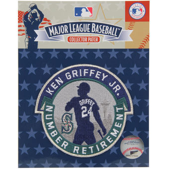 Seattle Mariners Ken Griffey Jr. Player Milestone stiched Patch