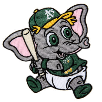 Oakland Athletics Baby Mascot Embroidered stiched Patch