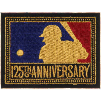 MLB 125th Anniversary and Commemorative stiched Patch