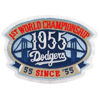 Los Angeles Dodgers 1955 World Series stiched Patch
