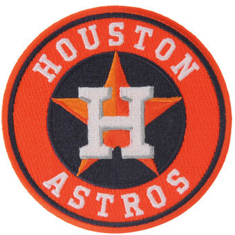 Houston Astros Orange H Secondary Logo stiched Patch Houston Astros Orange H Secondary Logo stiched Patch