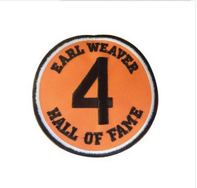 Stitched Baltimore Orioles Earl Weaver Hall Of Fame Jersey Patch