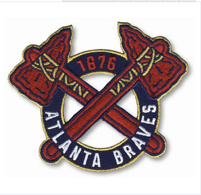 Stitched MLB Atlanta Braves Alternate Home Sleeve Patch