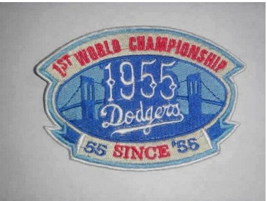 Stitched MLB Los Angeles Dodgers 1955 Jersey Patch