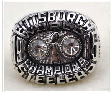NFL Pittsburgh Steelers World Champions Silver Ring_1