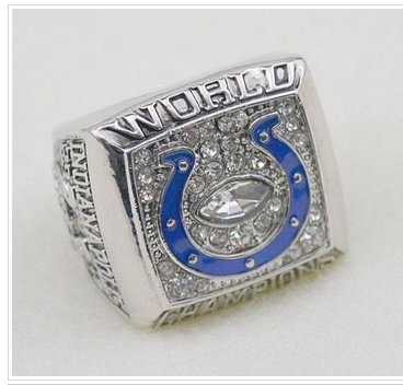 NFL Indianapolis Colts World Champions Silver Ring_3