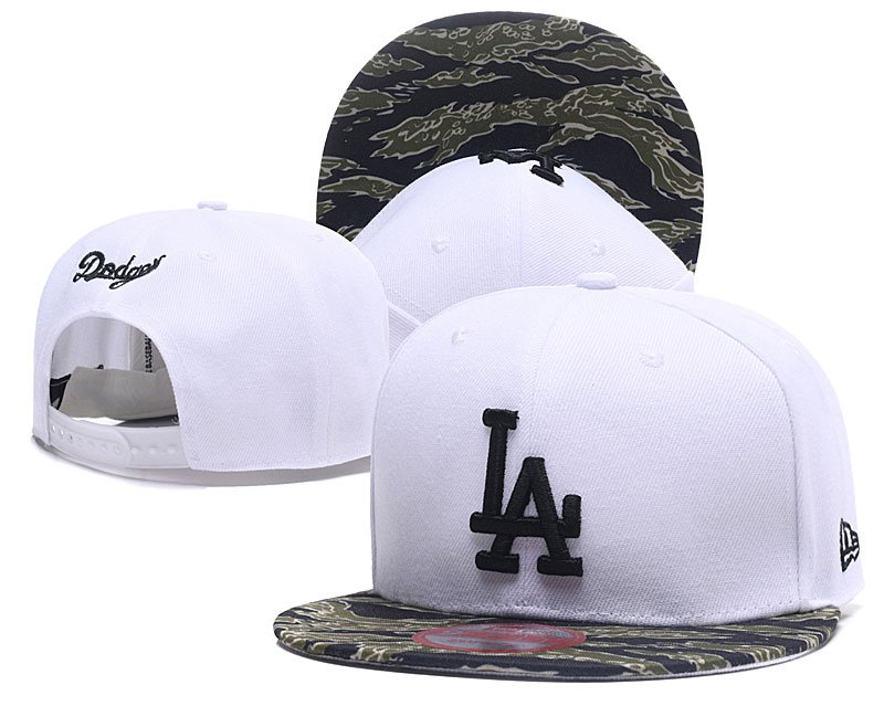 MLB Los Angeles Dodgers Fresh Logo Royal Adjustable Hat 3