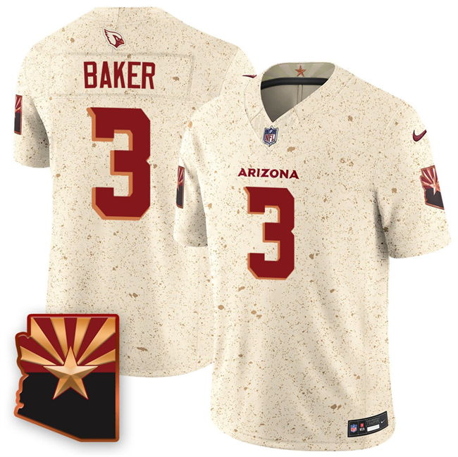 Men's Arizona Cardinals #3 Budda Baker 2025 F.U.S.E. “Rivalries” Vapor Untouchable Limited Stitched Jersey Men's Arizona Cardinals #3 Budda Baker 2025 F.U.S.E. “Rivalries” Vapor Untouchable Limited Stitched Jersey