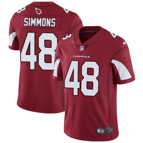 Nike Cardinals #48 Isaiah Simmons Red Team Color Men's Stitched NFL Vapor Untouchable Limited Jersey Nike Cardinals #48 Isaiah Simmons Red Team Color Men's Stitched NFL Vapor Untouchable Limited Jersey
