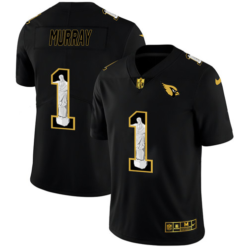 Arizona Cardinals #1 Kyler Murray Men's Nike Carbon Black Vapor Cristo Redentor Limited NFL Jersey Arizona Cardinals #1 Kyler Murray Men's Nike Carbon Black Vapor Cristo Redentor Limited NFL Jersey