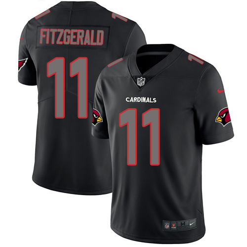 Nike Cardinals #11 Larry Fitzgerald Black Men's Stitched NFL Limited Rush Impact Jersey Nike Cardinals #11 Larry Fitzgerald Black Men's Stitched NFL Limited Rush Impact Jersey