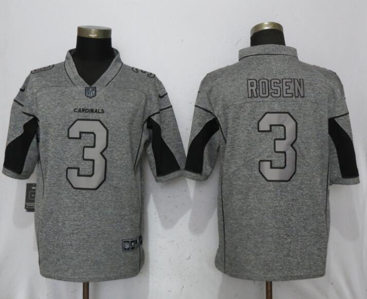 Nike Cardinals #3 Josh Rosen Gray Gridiron Gray Vapor Untouchable Limited Jersey Nike Cardinals #3 Josh Rosen Gray Gridiron Gray Vapor Untouchable Limited Jersey
