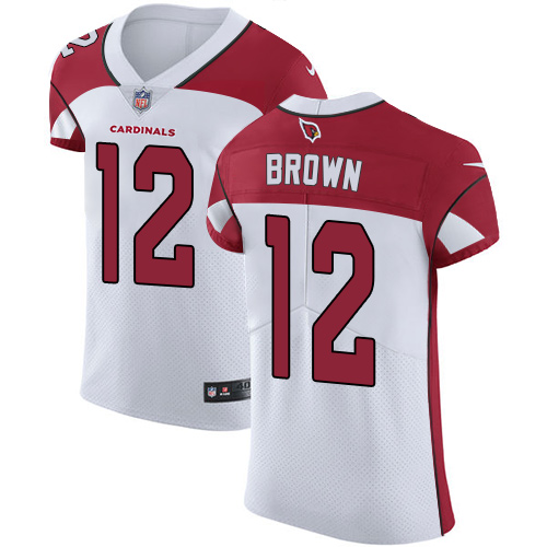 Nike Cardinals #12 John Brown White Men's Stitched NFL Vapor Untouchable Elite Jersey Nike Cardinals #12 John Brown White Men's Stitched NFL Vapor Untouchable Elite Jersey