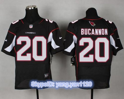 Nike Cardinals #20 Deone Bucannon Black Alternate Men's Stitched NFL Elite Jersey