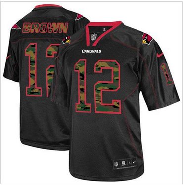 New Arizona Cardinals #12 John Brown Black NFL Elite Camo Fashion Jersey New Arizona Cardinals #12 John Brown Black NFL Elite Camo Fashion Jersey