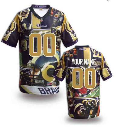 Nike Los Angeles Rams Customized Jersey (8)