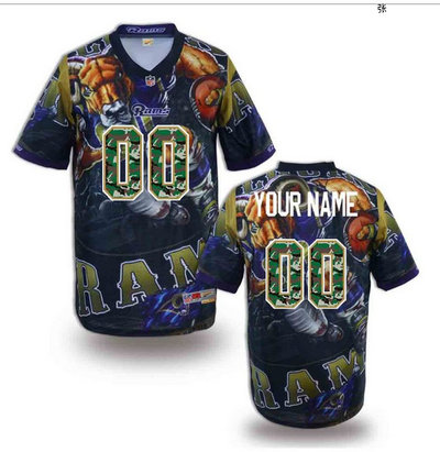 Nike Los Angeles Rams Customized Jersey (2)