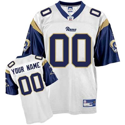 Los Angeles Rams Customized White Jersey (S-5XL)