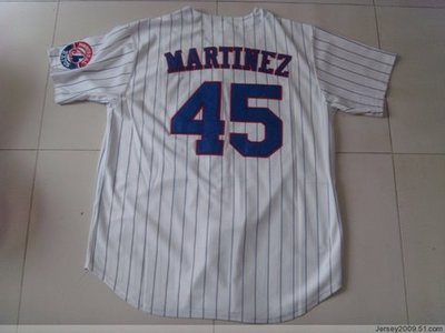 MLB Montreal Expos 45# MARTINEZ jerseys white