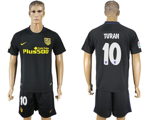 Atletico Madrid #10 Turan Away Soccer Club Jersey