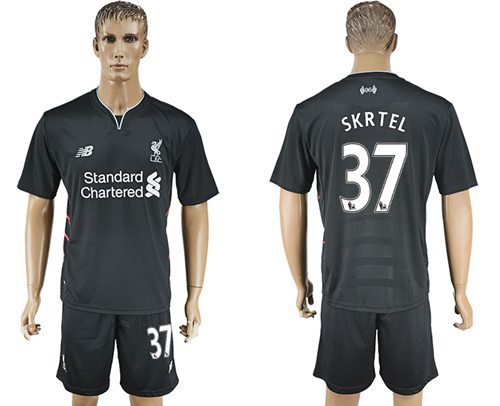 Liverpool #37 Skrtel Away Soccer Club Jersey