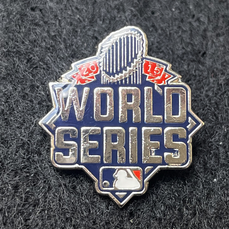 World Series patch pin