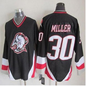 Buffalo Sabres #30 Ryan Miller Black CCM Throwback Stitched NHL Jersey