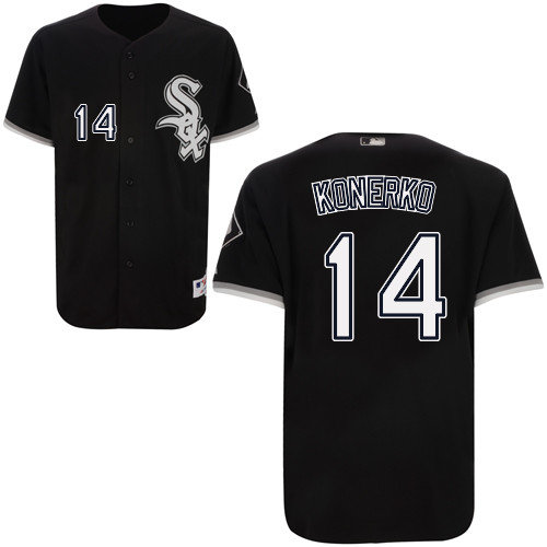 KIDS Chicago White Sox 14 Paul Konerko black jersey