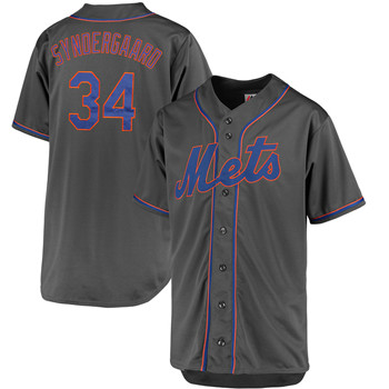 New York Mets Noah Syndergaard Customized Men MLB Jersey