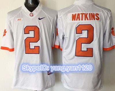 Tigers #2 Sammy Watkins White Limited Stitched NCAA Jersey
