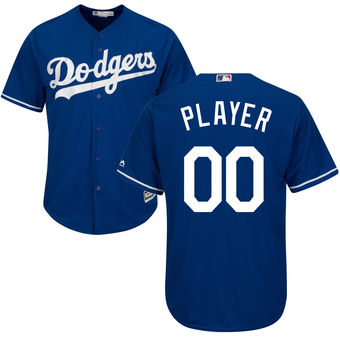 Men's Los Angeles Dodgers Majestic Royal Cool Base Custom Jersey Men's Los Angeles Dodgers Majestic Royal Cool Base Custom Jersey