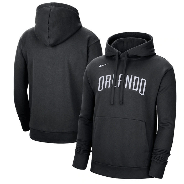 Men's Orlando Magic Black 2022 23 City Edition Essential Pullover Hoodie