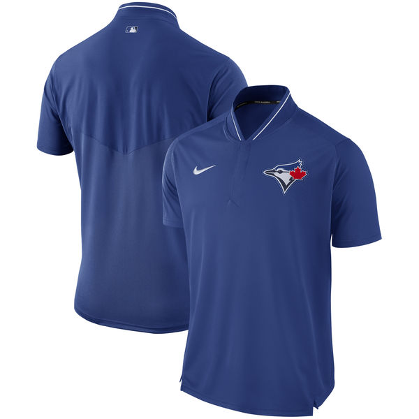 Men's Toronto Blue Jays Nike Royal Authentic Collection Elite Performance Polo