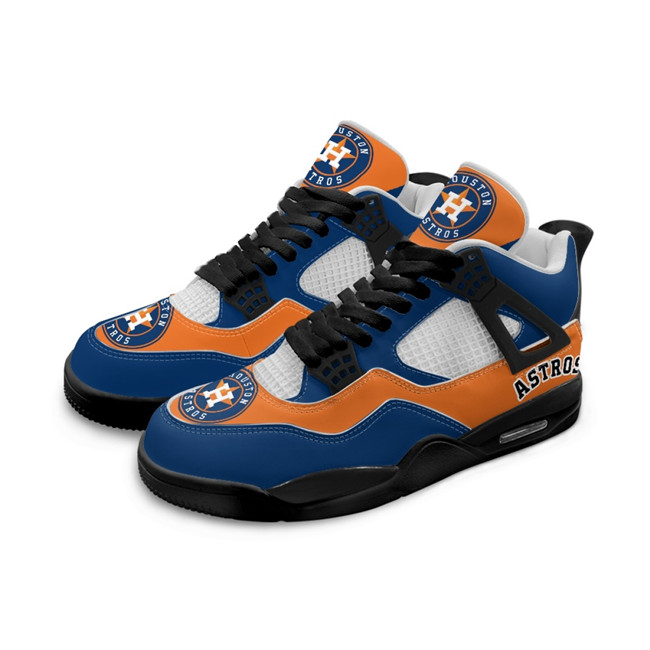 Women's Houston Astros Running Weapon Air Jordan 4 Shoes 003