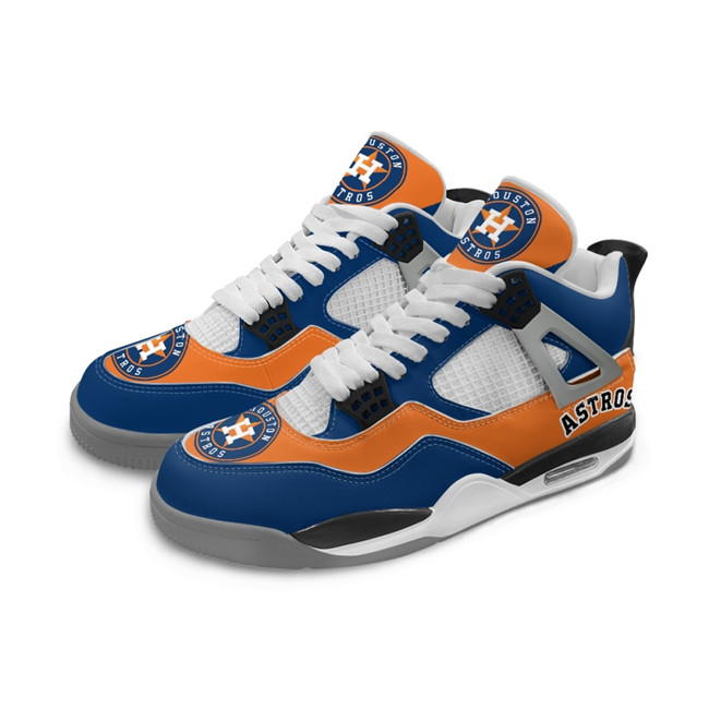 Women's Houston Astros Running Weapon Air Jordan 4 Shoes 002