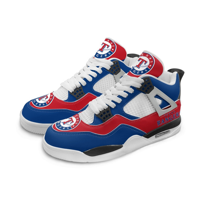 Women's Texas Rangers Running Weapon Air Jordan 4 Shoes 003