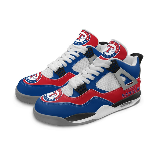 Women's Texas Rangers Running Weapon Air Jordan 4 Shoes 002