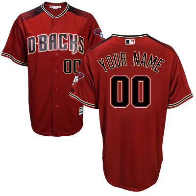 Diamondbacks Red Brick New Cool Base Customized Jersey