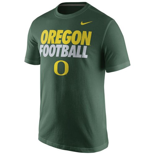 Oregon Ducks Practice T-Shirt Green