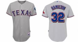 Kids Texans Rangers #32 Hamilton Grey Jerseys