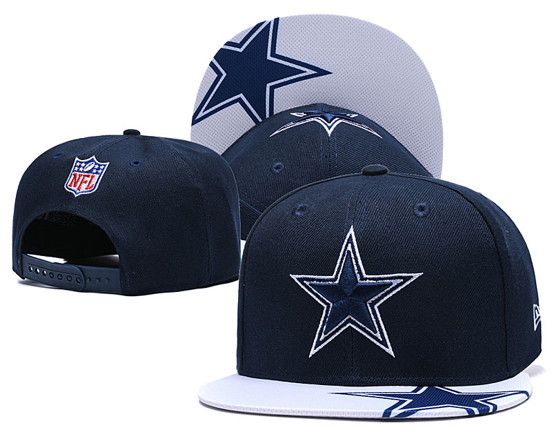 NFL Dallas Cowboys Team Logo Black Adjustable Hat 0
