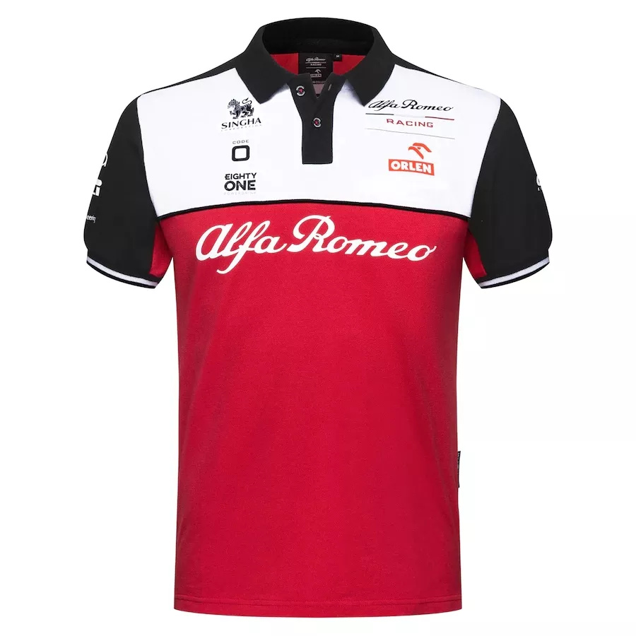 Alfa Romeo Sauber F1 Racing Team Polo Red 2021