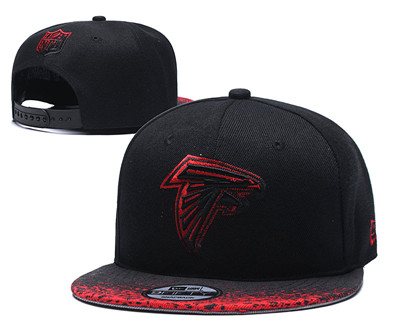 Falcons Team Logo Black Adjustable Hat YD