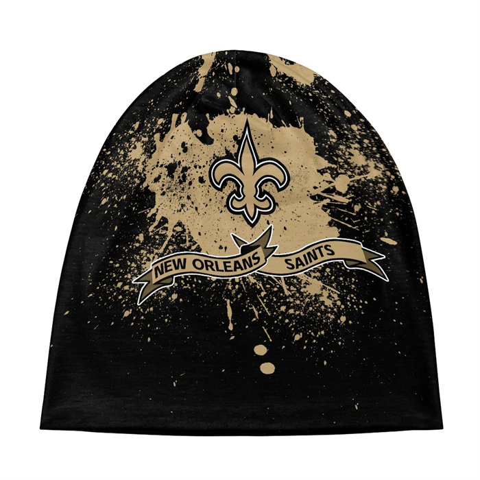 New Orleans Saints Baggy Skull Hats 0101 New Orleans Saints Baggy Skull Hats 0101