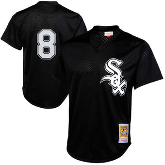 Men's Chicago White Sox Bo Jackson Mitchell & Ness Black 1993 Authentic Cooperstown Collection Batting Practice Jersey