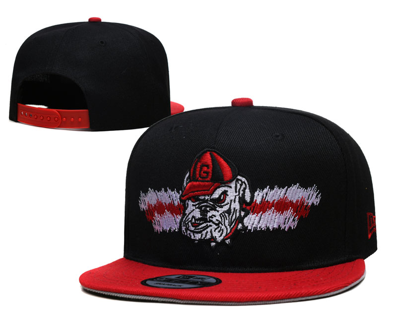 Georgia Bulldogs Stitched Snapback Hats 004