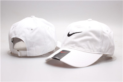 Nike Fresh Logo White Peaked Adjustable Hat YP